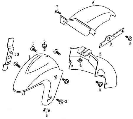 Blinkerglas rechts Jonway RS 1100 Blinker-Abdeckung 2010119-4 Motorroller.de Blinker-Glas Blinkerabdeckung Blinkerkappe Blinker-Kappe Winker-Glas