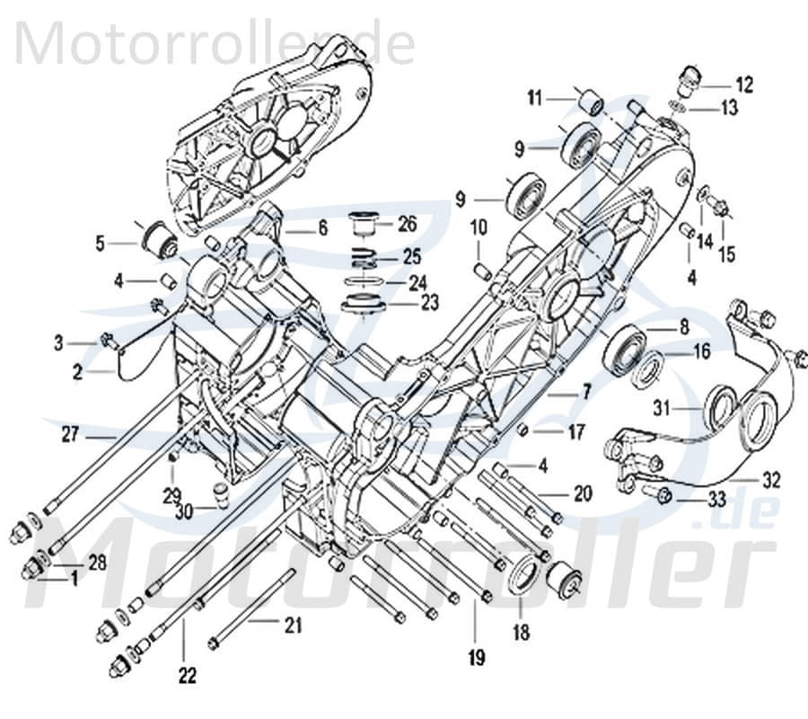 Radialkugellager 619062LS Lager Motorroller Rex 750658