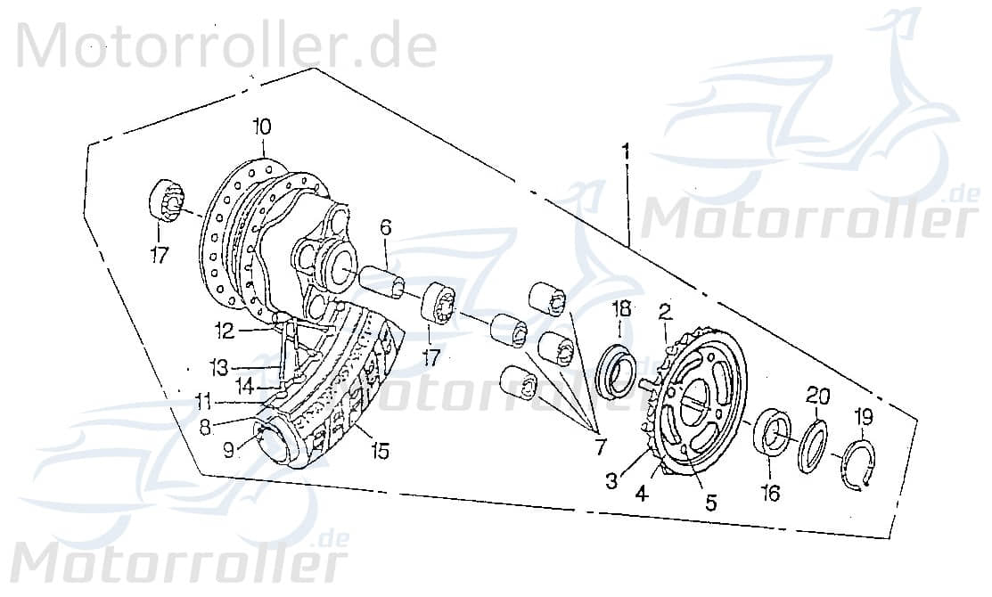 SMC Quad 200 Simmering 26x42x7/10mm 200ccm 4Takt 93110-26427 Motorroller.de Wellendichtring Abdichtring Dichtringe Radialdichtring Öldichtring ATV UTV