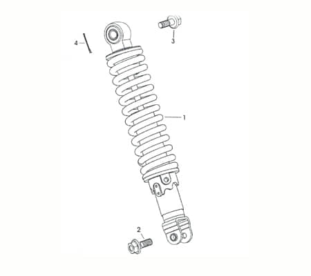 CPI Vabene Schraube mit Bund 50ccm 2Takt B01-11-10040-60 Motorroller.de M10x1.25x40mm verzinkt Bundschraube Maschinenschraube Flanschschraube Scooter