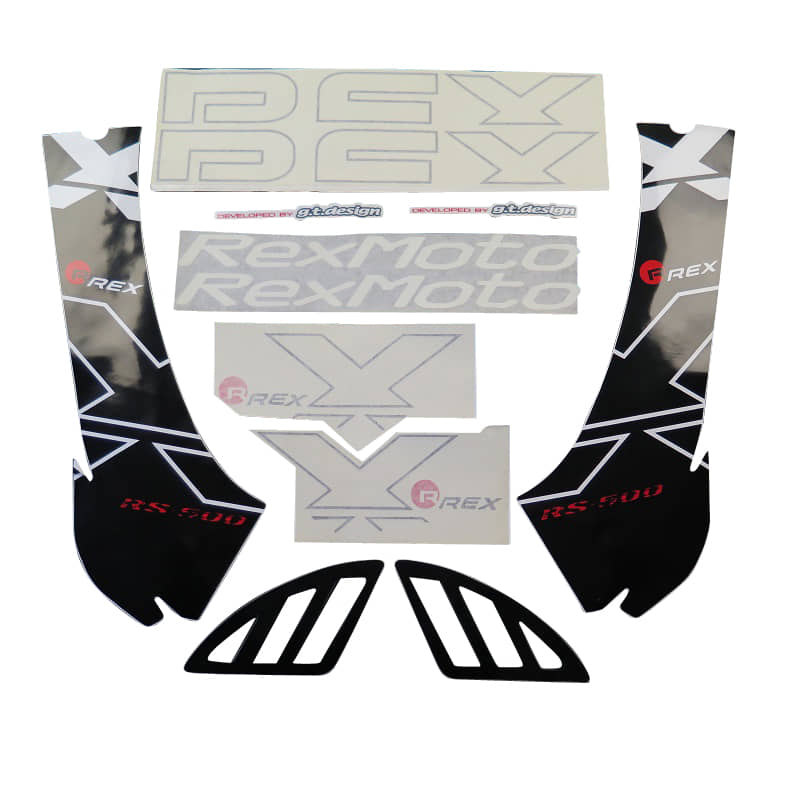 Dekorsatz komplett REX RS500 (2008) Aufkleber 1220401-8