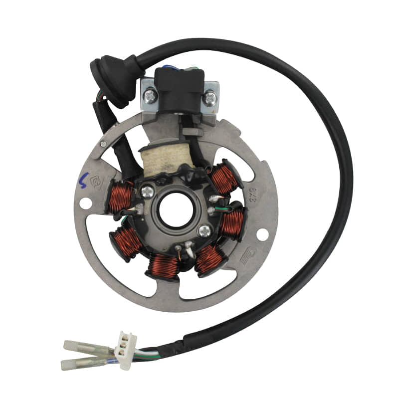 Lichtmaschine 7+1 Spulen D=79mm AGM Stator Roller 50ccm 2Takt Motorroller.de Ankerplatte Anker-Platte Stromerzeuger Strom-Generator Licht-Maschine