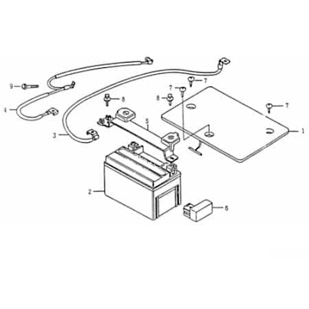 Batteriehalteband von Motorroller.de 78920