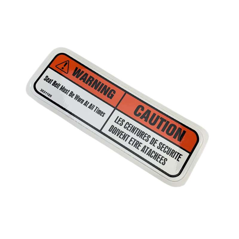 PGO Aufkleber Sicherheitsgurt Bugrider 150 Sticker Dekor B56031610000 Motorroller.de Dekor-Aufkleber Klebeetikett Buggy Bugrider 50 Ersatzteil Service