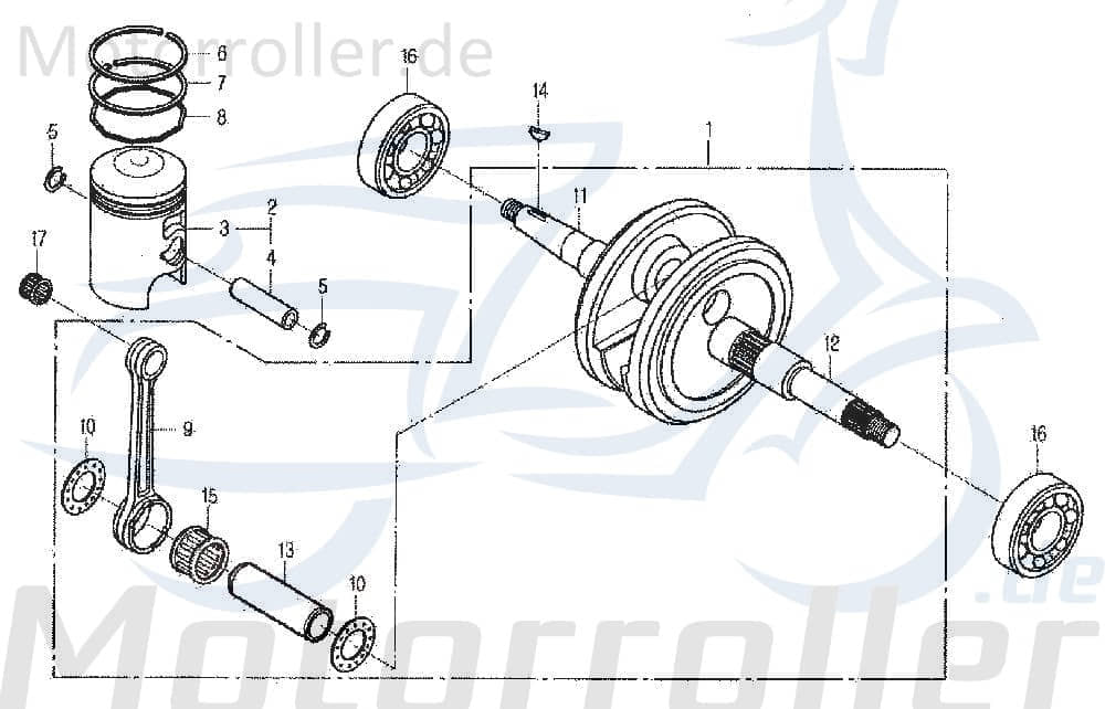 Kolbenring unten Stück GZ/SJ DAE-13131-SE5-0000