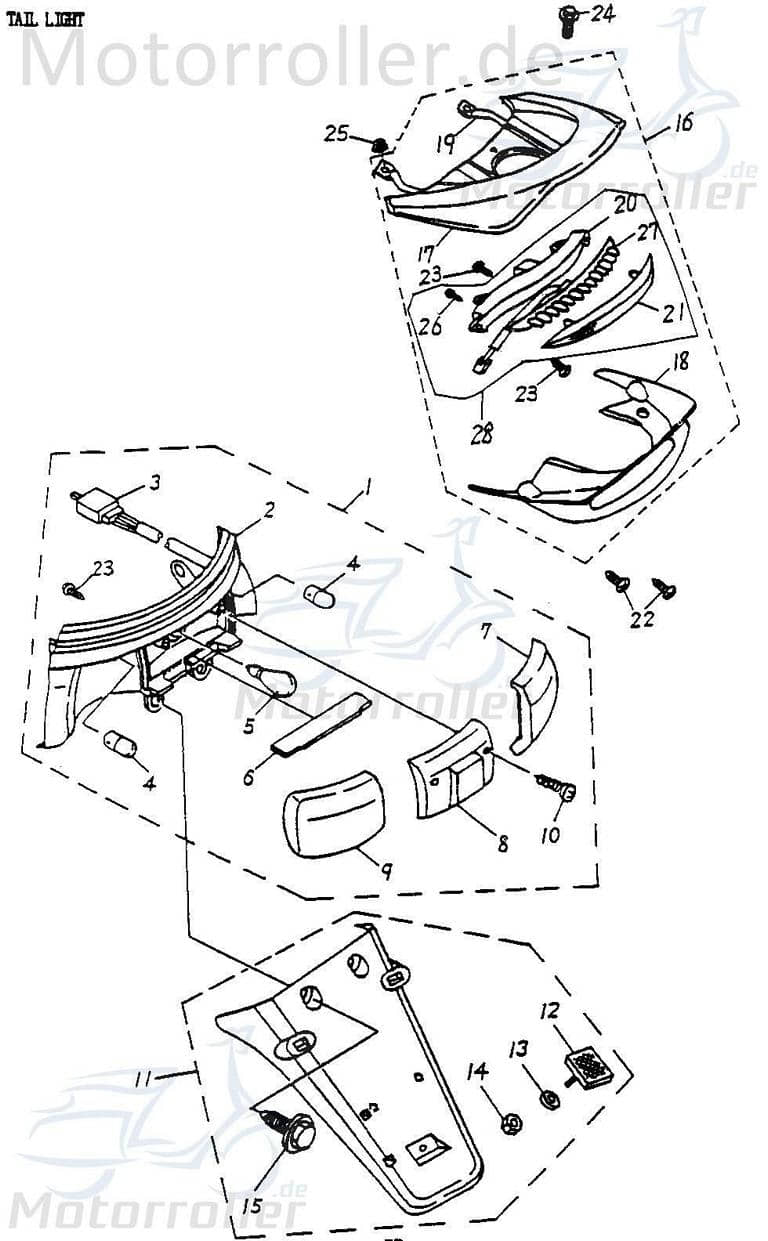 Adly Kennzeichenhalter JET 50 Nummernschildhalter 50ccm 2Takt Motorroller.de Kennzeichen-Halter Kennzeichenhalterung Nummernschild-Halter 50ccm-2Takt