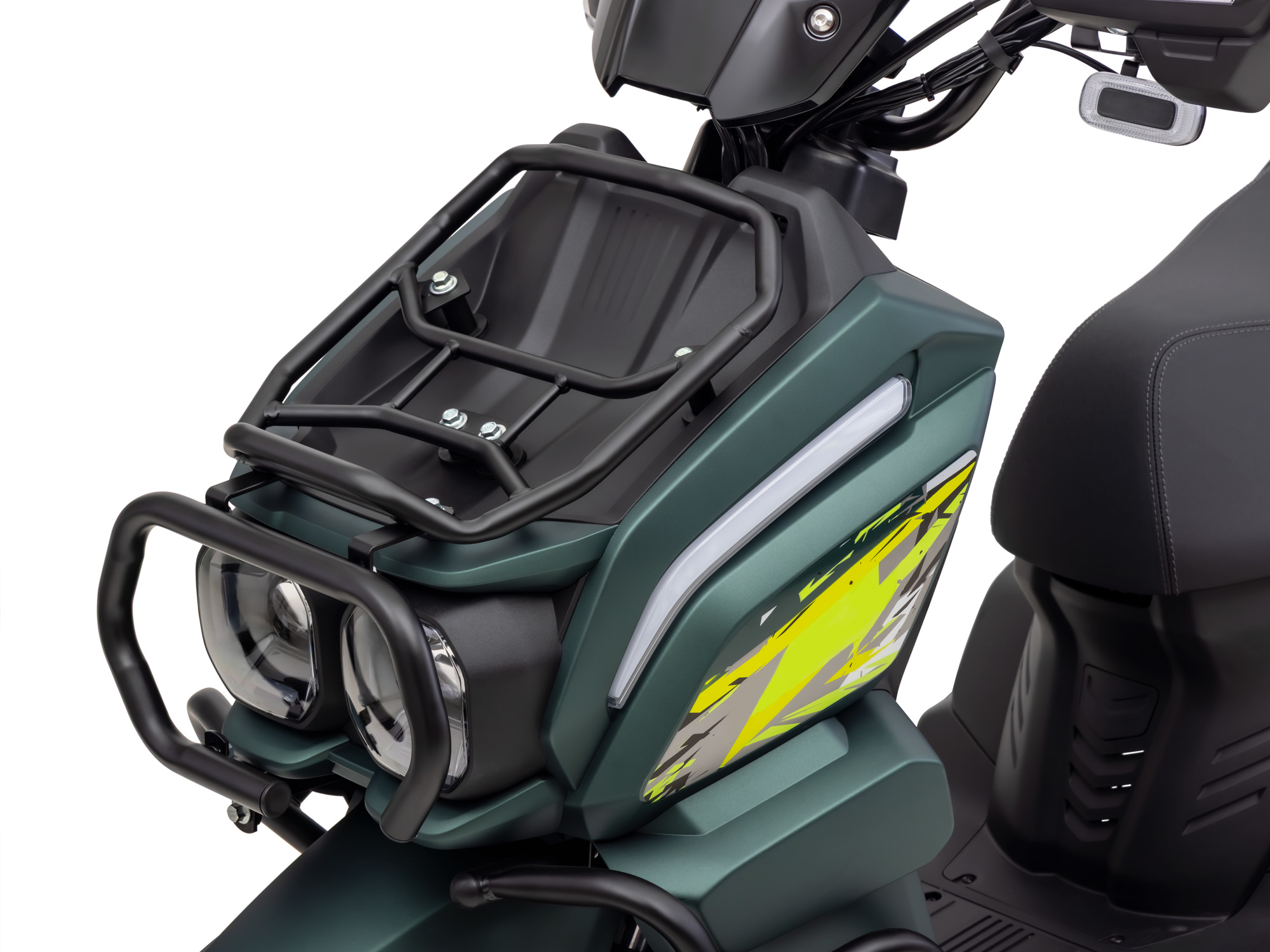 Motorroller Fighter 50 RT grün 45 km/h Euro 5 Scooter Mokick Roller