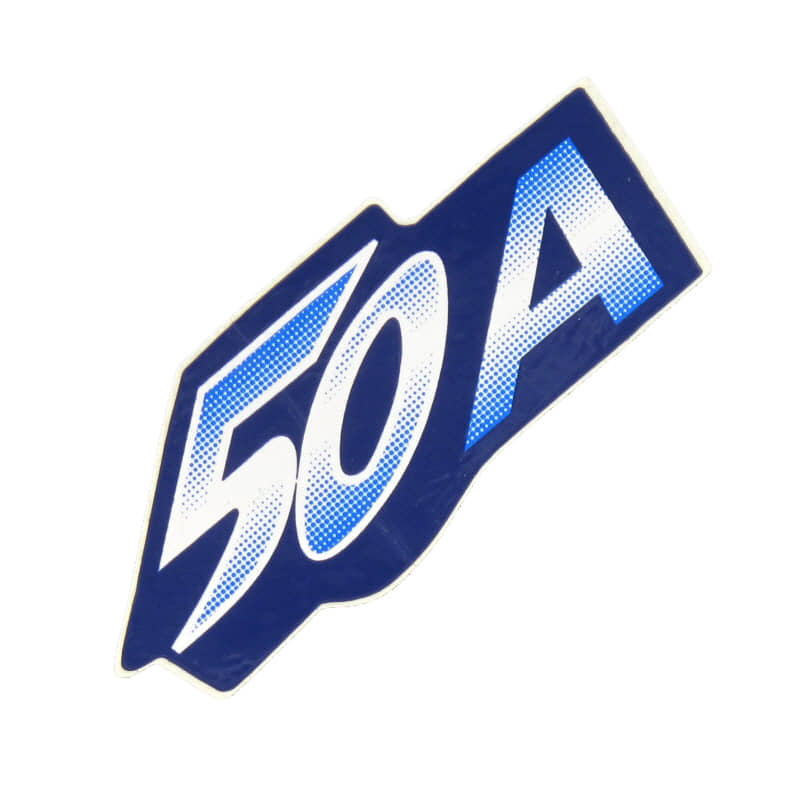 PGO X-RIDER 50 Aufkleber vorn "50A" Sticker Dekor Dekor-Aufkleber X1601051000 Motorroller.de Klebeetikett PGO XR50 Quad ATV UTV