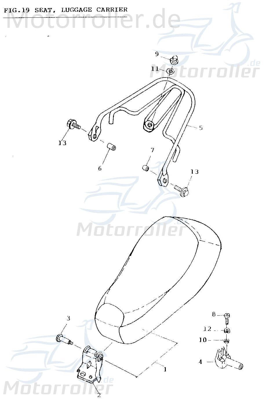 Adly Distanzbuchse links Scoody 50 2 Hülse Roller 50ccm 2Takt Motorroller.de Distanzhülse Distanzring Distanz-Hülse Passhülse Passbuchse Scooter