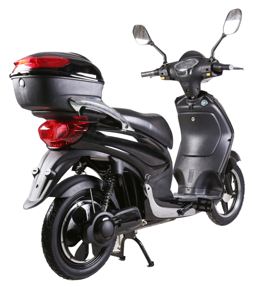Elektroroller Scoody 25 Classic L ZT-09AL schwarz 250W 25 km/h Lithium-Ionen-Akku E-Scooter E-Roller Mofa