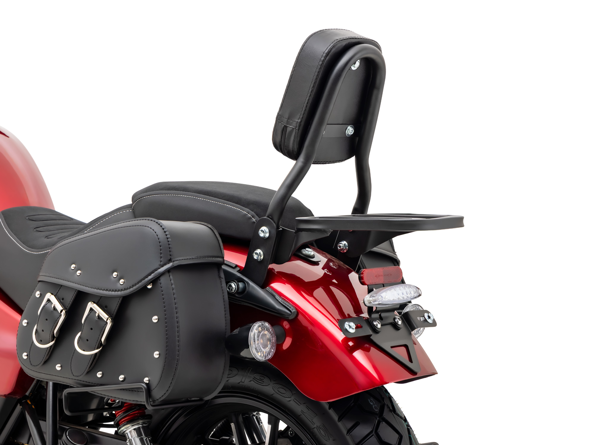 Motorrad Fighter 125 S-RS rot 90 km/h Euro 5+ Schaltmoped Chopper 125ccm 4 Takt Leichtkraftrad Krad Kraftrad
