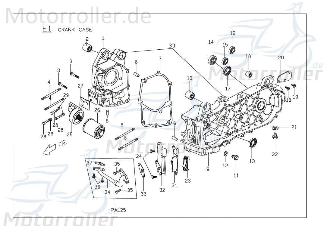 Ölfiltersitz von PGO C1082030000