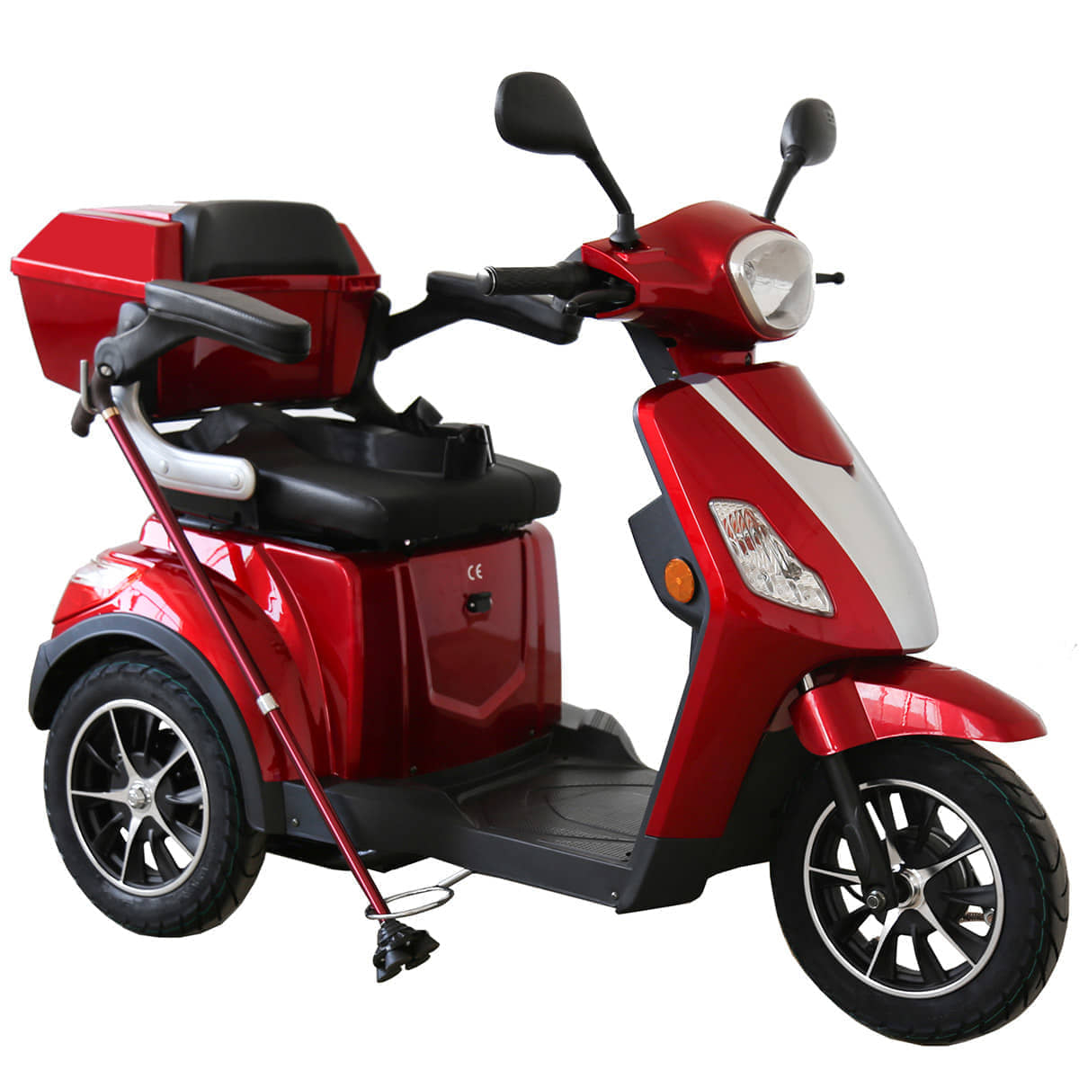 Elektroroller Scoody E3 Trike Y2 25 km/h rot