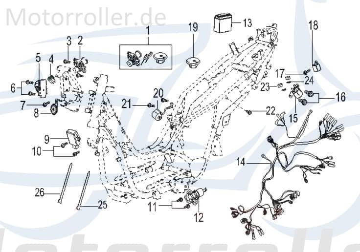 SMC Gleichrichter / Regler Generic Zion 125 299085040010 Motorroller.de Spannungsregler Laderegler Stromregler Lade-Regler Spannungs-Regler Scooter