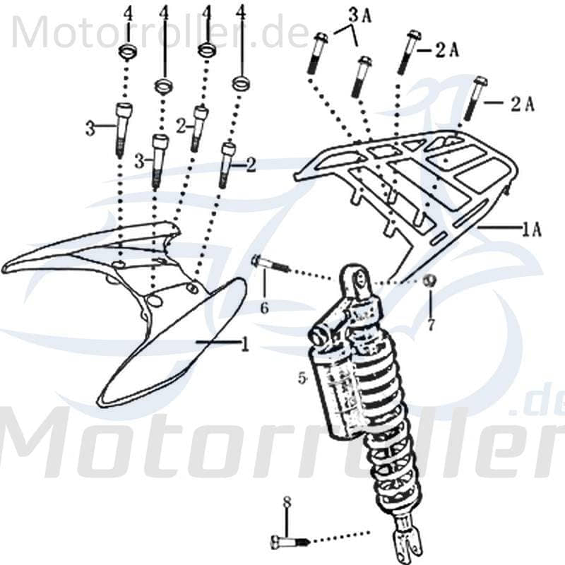 Kreidler Galactica 2.0 50 DD Sozius Haltegriffe gelb 706993 Motorroller.de Beifahrergriffe Soziusgriffe Heckgriffe Scooter Original