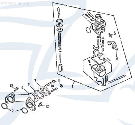 SMC Leerlaufdüse Minarelli liegend 50ccm 2Takt 13242-RAM-00 Motorroller.de Vergaserdüse Nebendüse Nebenluftdüse Einstelldüse Nebenluft-Düse Neben-Düse