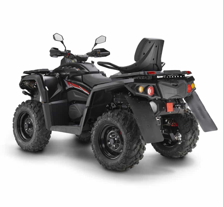 Quad Fighter PC 650 schwarz LOF Euro 5 ATV Straßenzulassung V-Twin V2 Motor