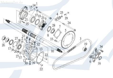 SMC Quad 200 Simmerring 52x68x8mm 250ccm 4Takt 93110-52688 Motorroller.de Simmering Wellendichtring Abdichtring Dichtringe Radialdichtring Öldichtring