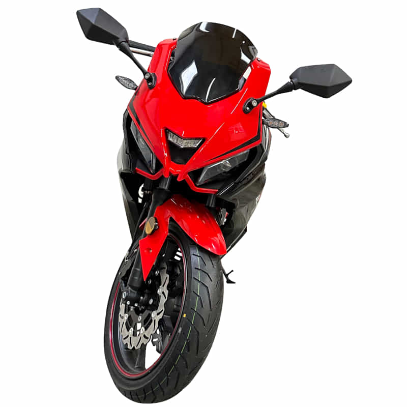 Motorrad Fighter 125 BL-S rot 95 km/h Euro 5+ Schaltmoped 125ccm 4 Takt Leichtkraftrad Krad Kraftrad
