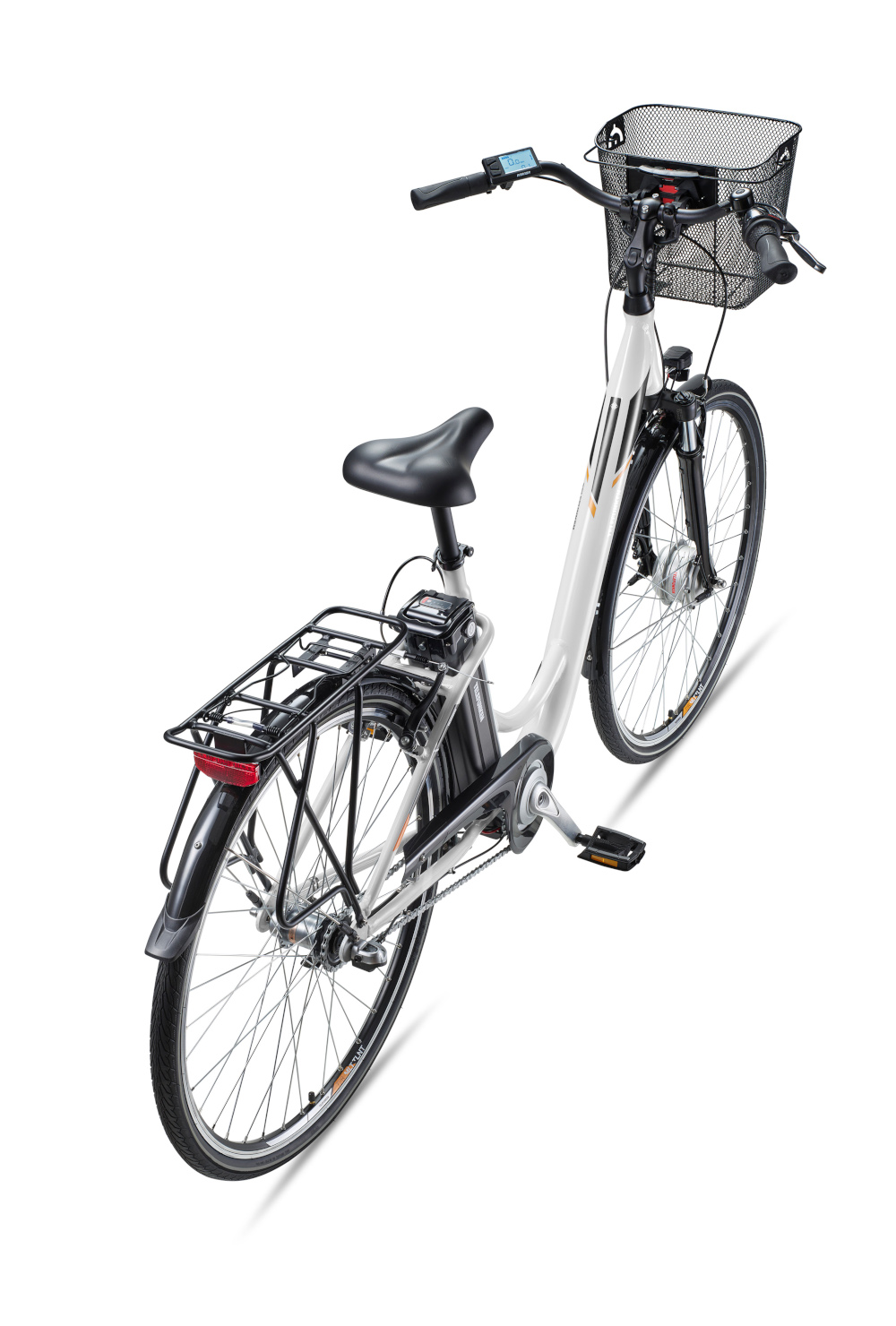 E-Bike Telefunken RC830 Multitalent Elektrofahrrad City-Pedelec weiß 28" RH 48cm E-Fahrrad Citybike