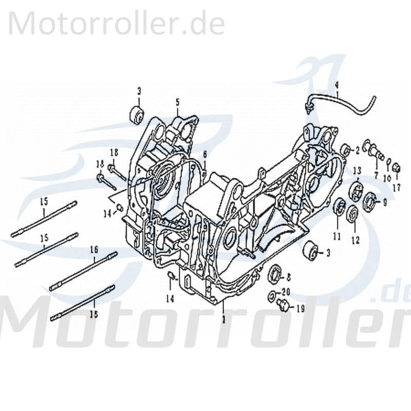 Lager 6004-2RS 20x42x12mm Motorgehäuse Motorrad 79733