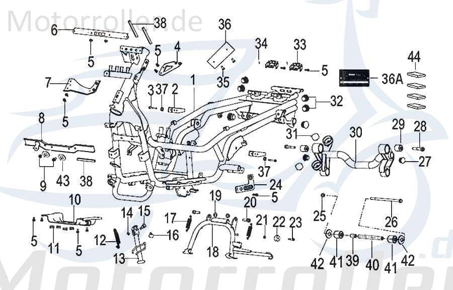 Kreidler INSIGNIO 125 DD Staubkappe 125ccm 4Takt 58308N120000 Motorroller.de Staubschutz Staubschutzkappe Staubdeckel Staubabdeckung Staub-Abdeckung