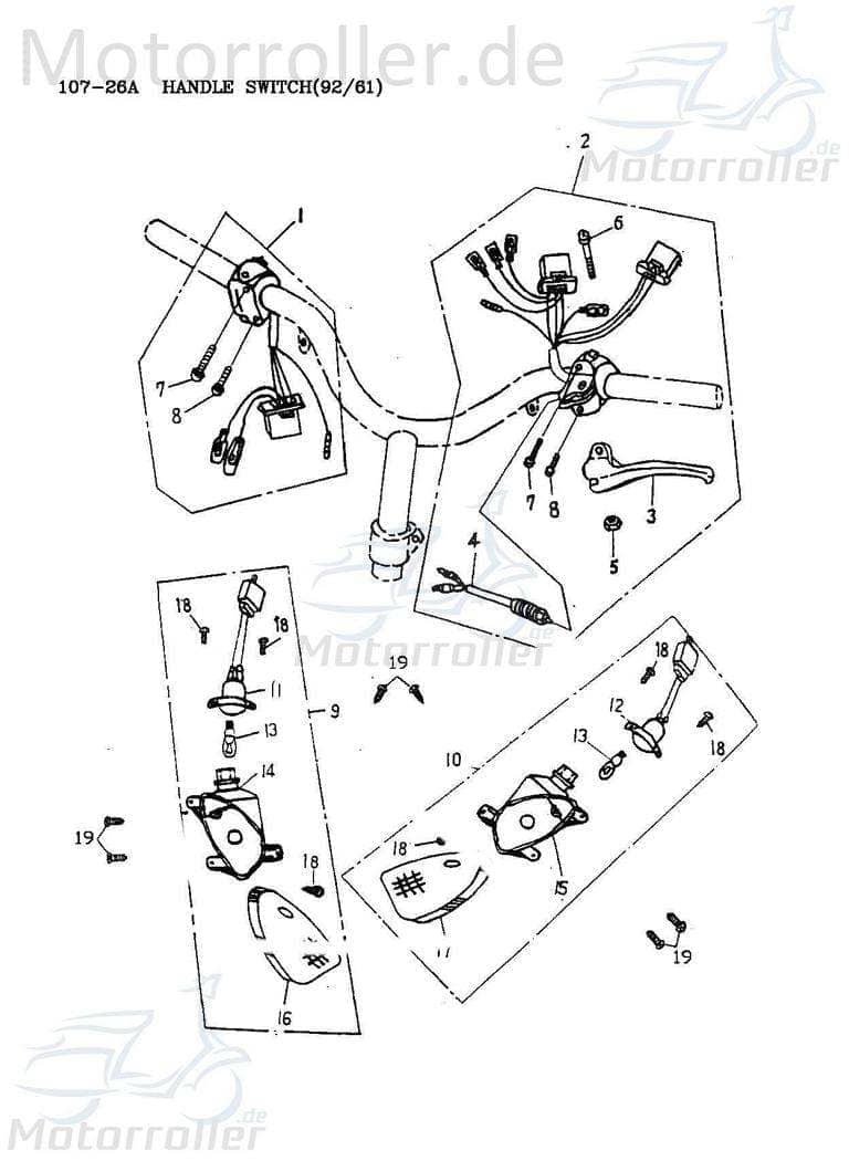 Blinkerbirne 12V 10W Sockel BA15S E-Marke CPI Scooter 19731 Motorroller.de Blinker-Birne Blinkerleuchte Glüh-Birne Blinker-Glühbirne Blinker-Leuchte