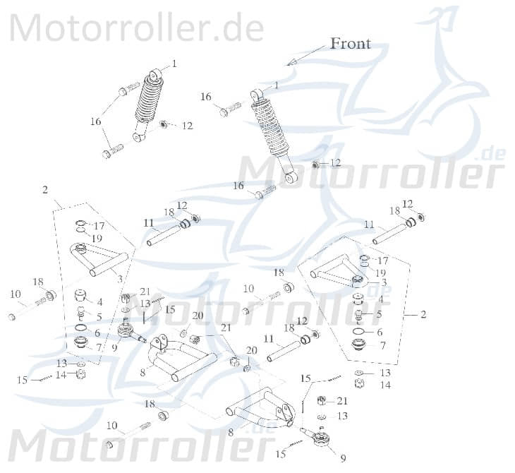 Mutter M 12 von Adly 94051-12000-17