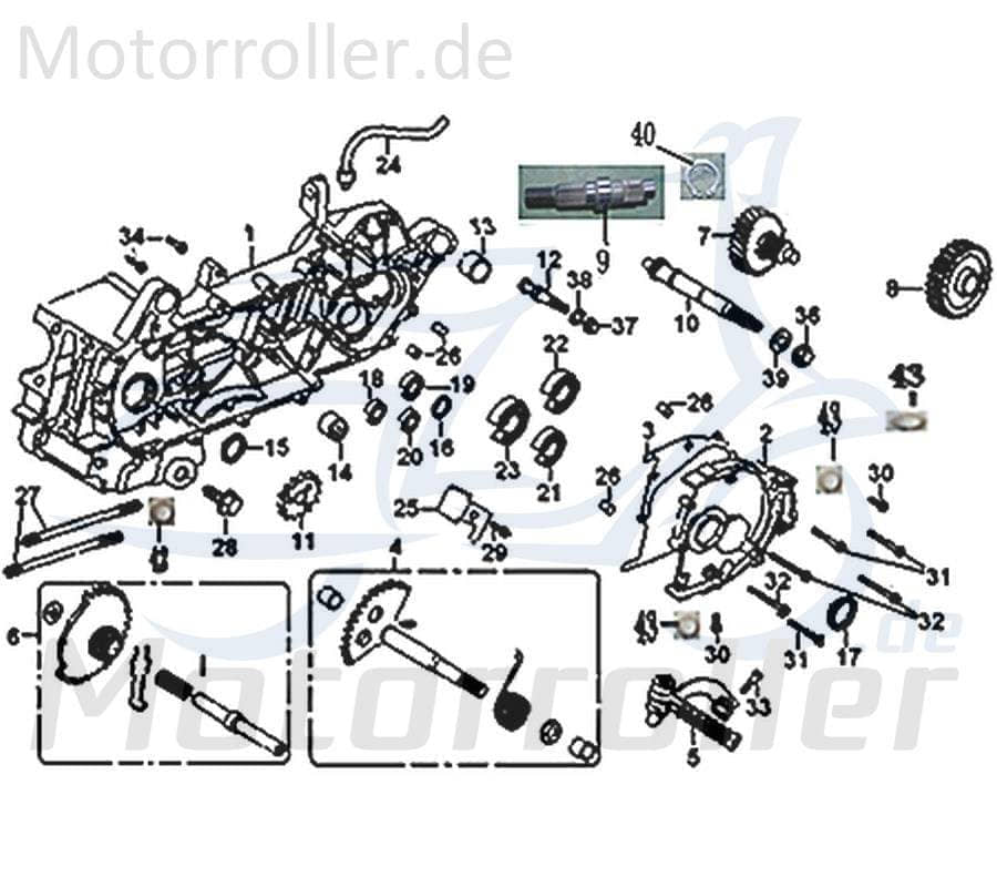 Schlauch Getriebeentlüftung Leitung Zuleitung Scooter 742076 Motorroller.de Gummischlauch Plastikschlauch Ableitung Moped Ersatzteil Service Inpektion