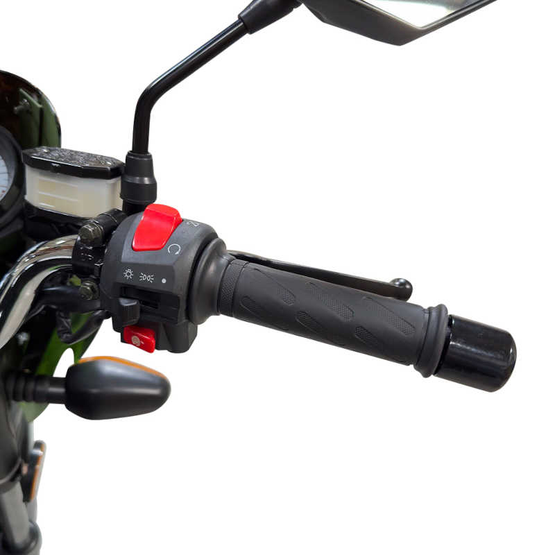 Motorrad Fighter 50 Sprint-S grün 45 km/h Euro 5 Schaltmoped Mokick 50ccm 4 Takt Kleinkraftrad Krad