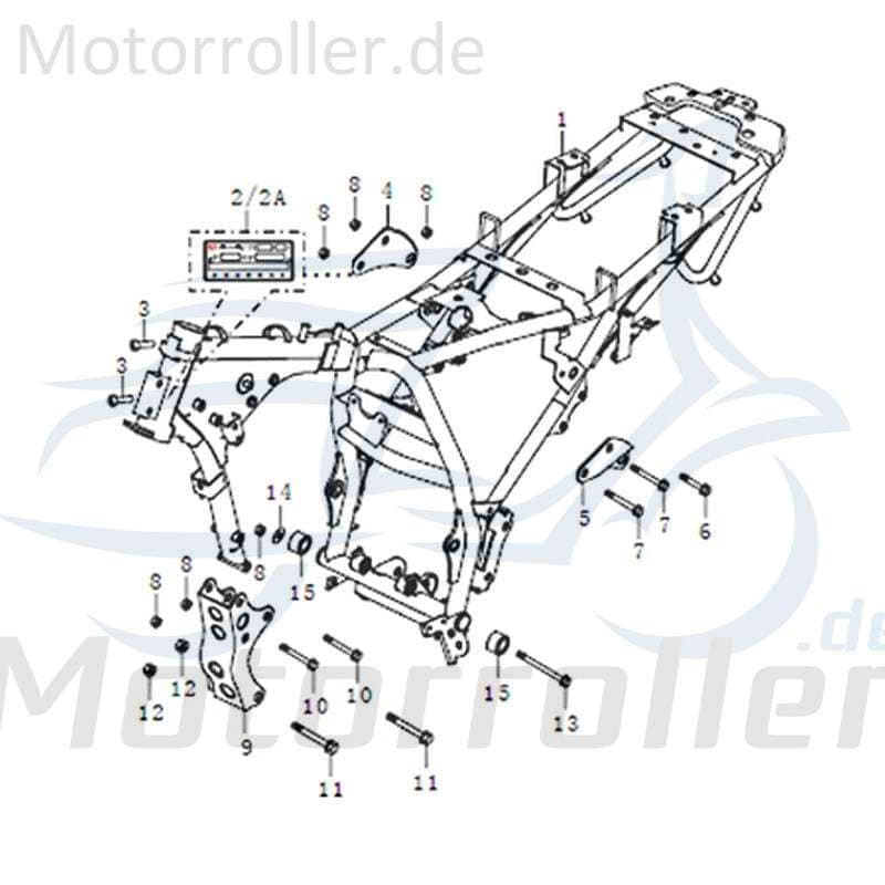 Kreidler STREET 125 DD Unterlegscheibe 125ccm 4Takt 91505 Motorroller.de Distanzhalter U-Scheibe Washer Beilagscheibe Ausgleichsscheibe 125ccm-4Takt