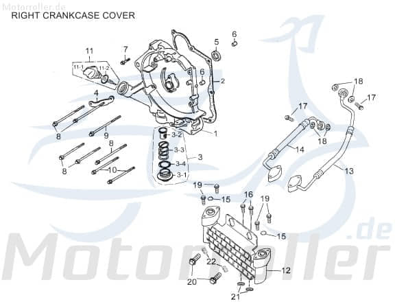 AEON Ölkühler Cobra 125 RS Ölpumpe Öl-Pumpe Quad 125ccm 4Takt Motorroller.de Oil-Pump Oil-Pumpe Oilpumpe 125ccm-4Takt ATV UTV Ersatzteil Service