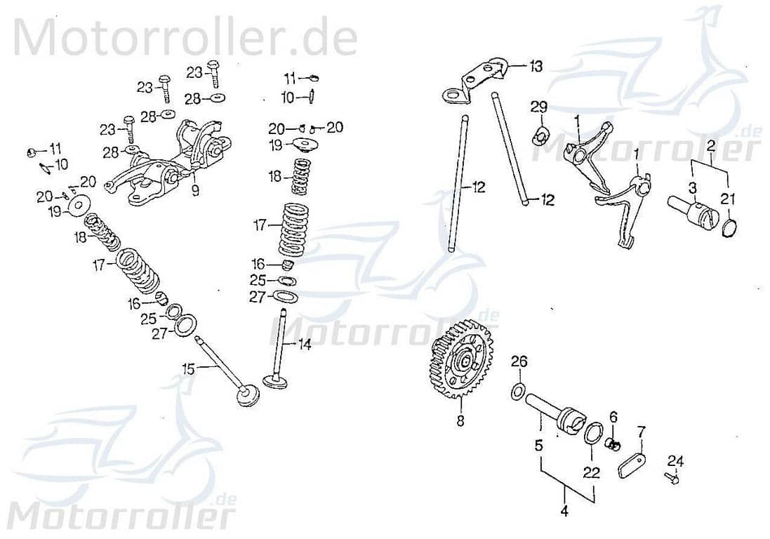 Ventilfeder innen 14761-CHP-00