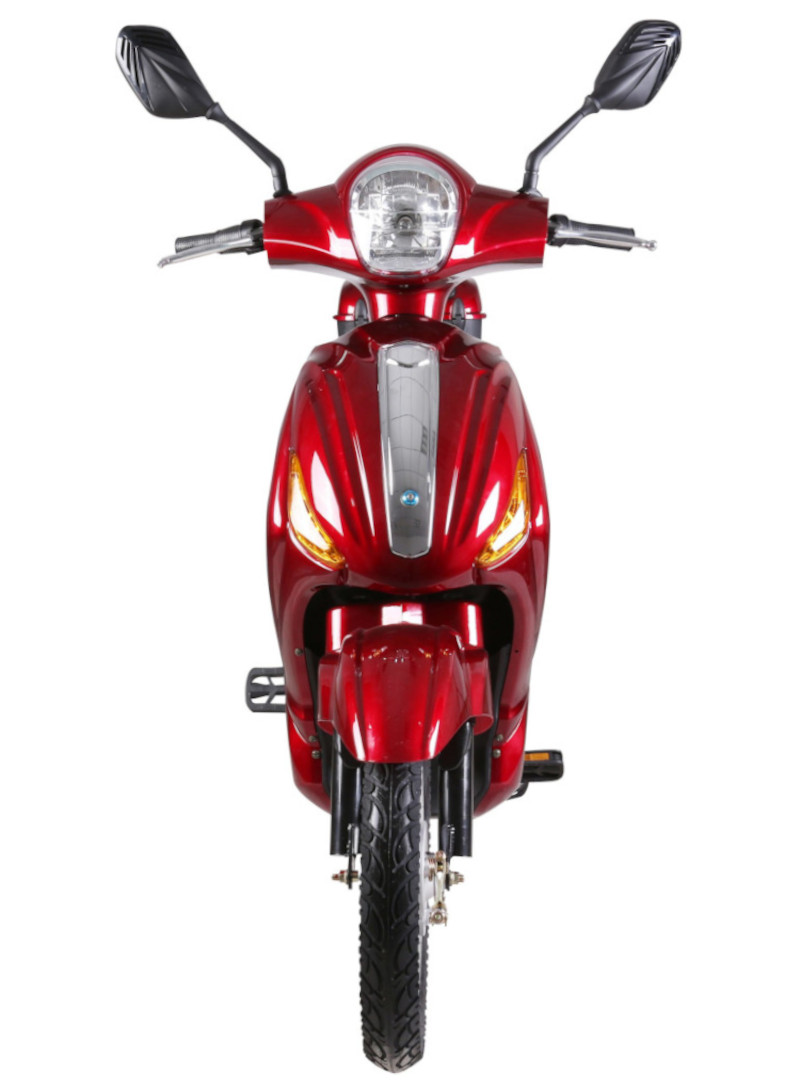 Elektroroller Scoody 25 Classic ZT-09A rot 250W 25 km/h Bleisäure-Akku E-Scooter E-Roller Mofa