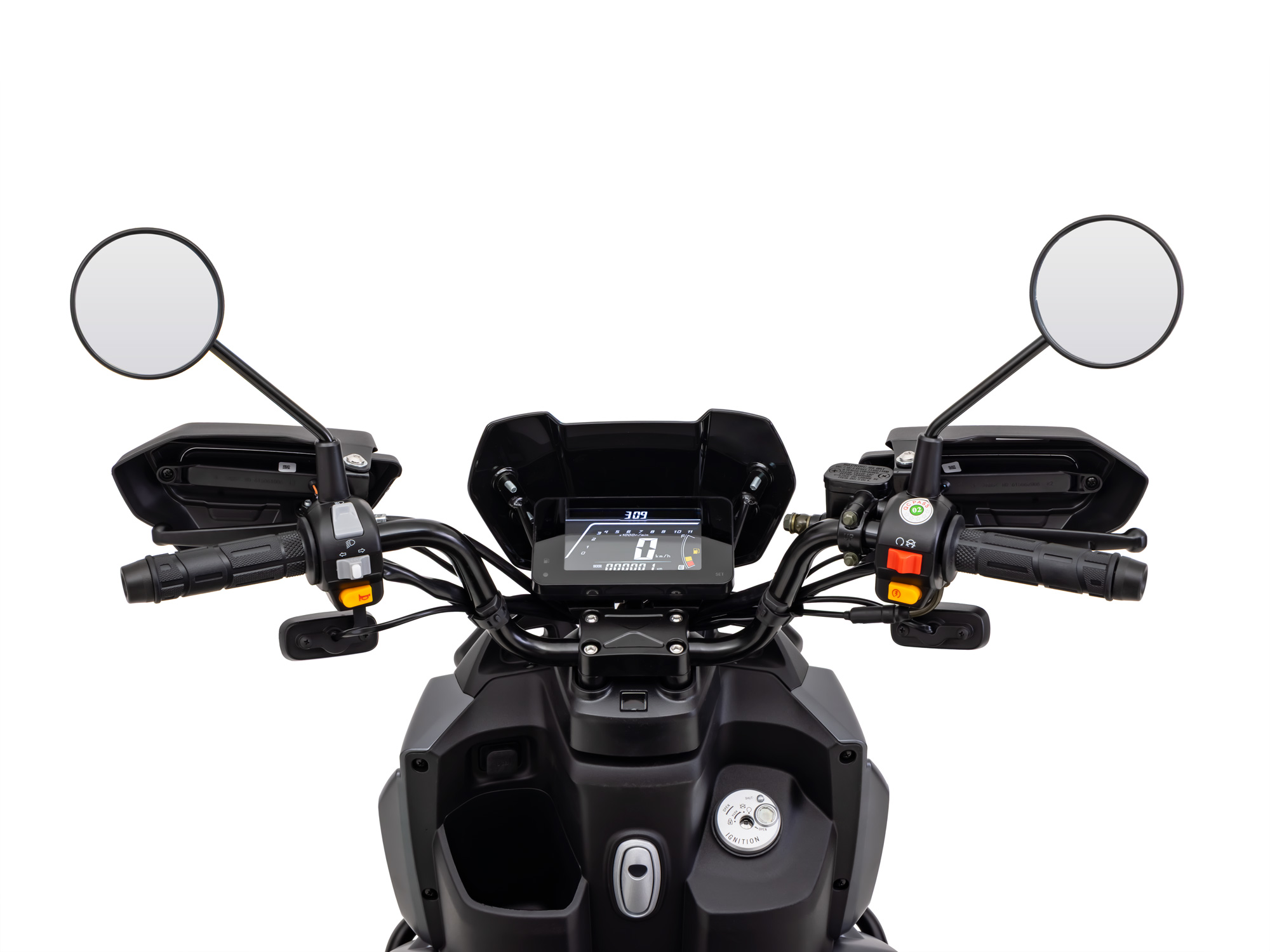 Motorroller Fighter 125 RT grau 85 km/h Euro 5+ Scooter Mokick Roller