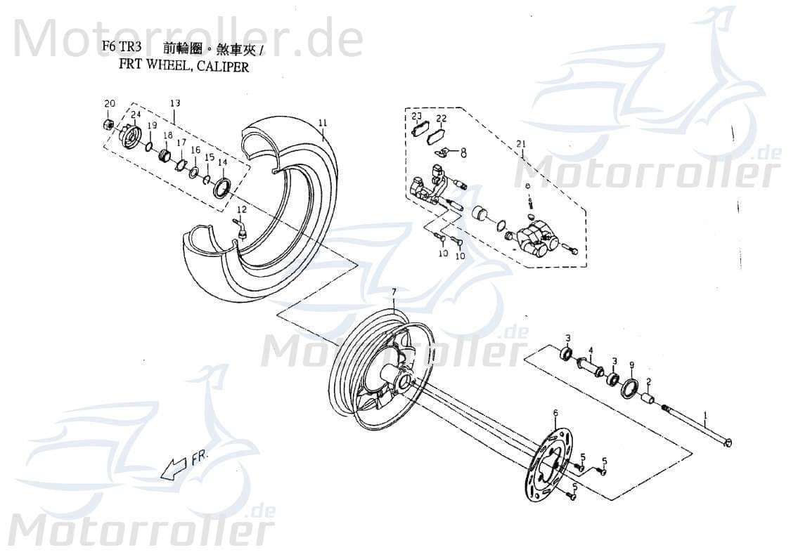 Feder C140C330000 für Pgo T-Rex-50