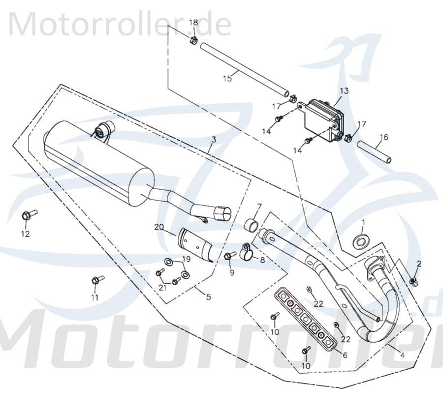 Adly Einlassschlauch Sekundärluftventil 4Takt 17411-116-000 Motorroller.de Vergaserventil Vergasermembran Schwimmerentil Quad ATV 300 320 400
