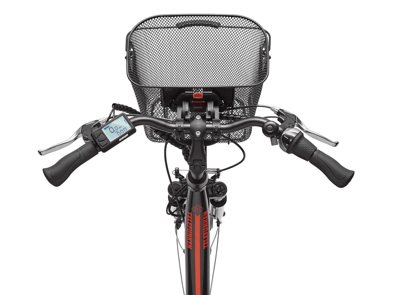 E-Bike Telefunken RC657 Multitalent Elektrofahrrad City-Pedelec anthrazit 28" RH 49cm E-Fahrrad Citybike