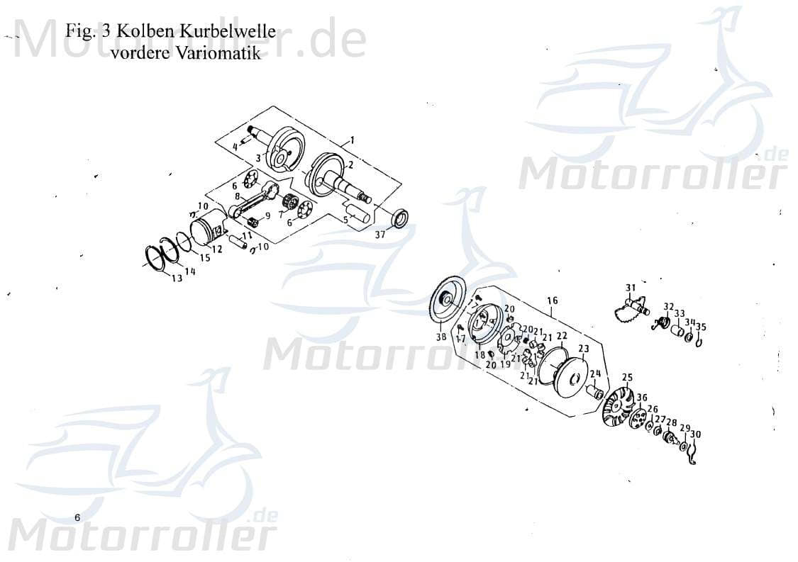 Kolbenring Expander STD Kompressionsring E1067210000