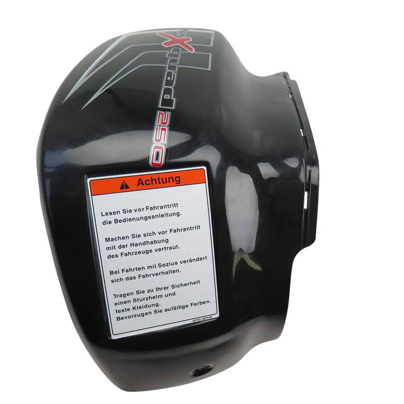 Radabdeckung links schwarz 95346