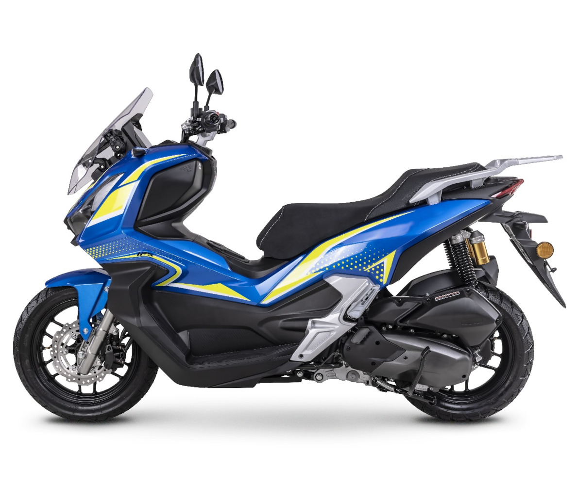 Motorroller Fighter 125 XT-R blau Euro 5 100 km/h Scooter Roller Leichtkraftrad 125er