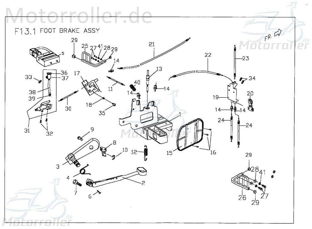 Bolzen / Sicherungsstift Hauptbremszylinder X0468130000