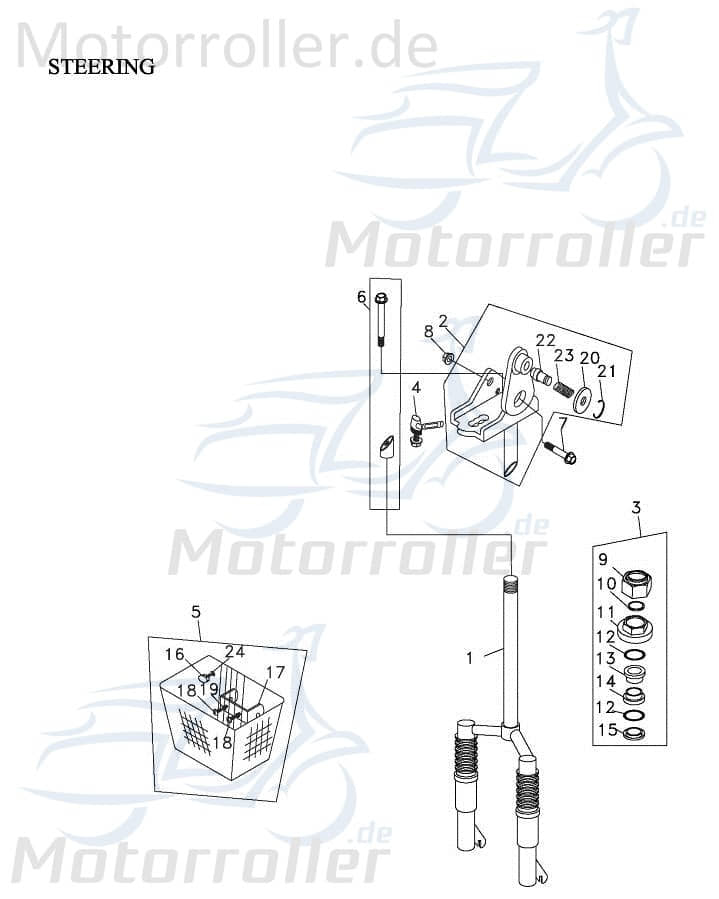 Adly Fun Cruiser FC 20 Unterlegscheibe elektro 94101-0825030 Motorroller.de Distanzhalter U-Scheibe Washer Beilagscheibe Ausgleichsscheibe