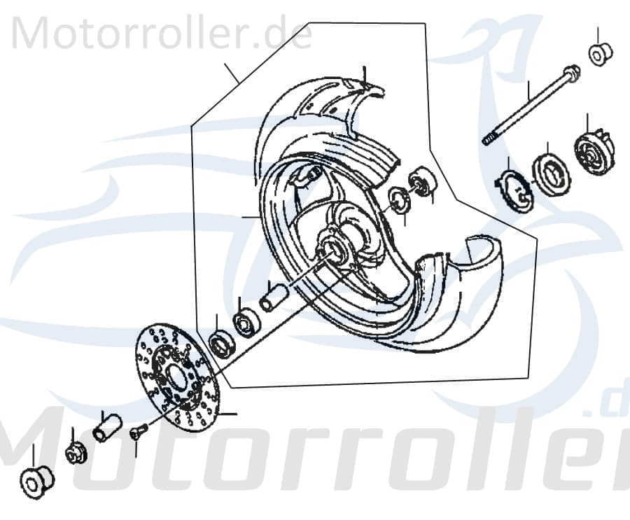Kugellager 6301 Z Vorderrad Motorrad Kreidler Rex 87192