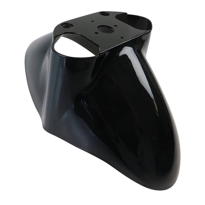 Kotflügel Schutzblech schwarz Spritzschutz 61100-118-000-S Motorroller.de Schutz-Blech Radabdeckung Innenkotflügel Radlauf Radlauf-Schutz Mokick