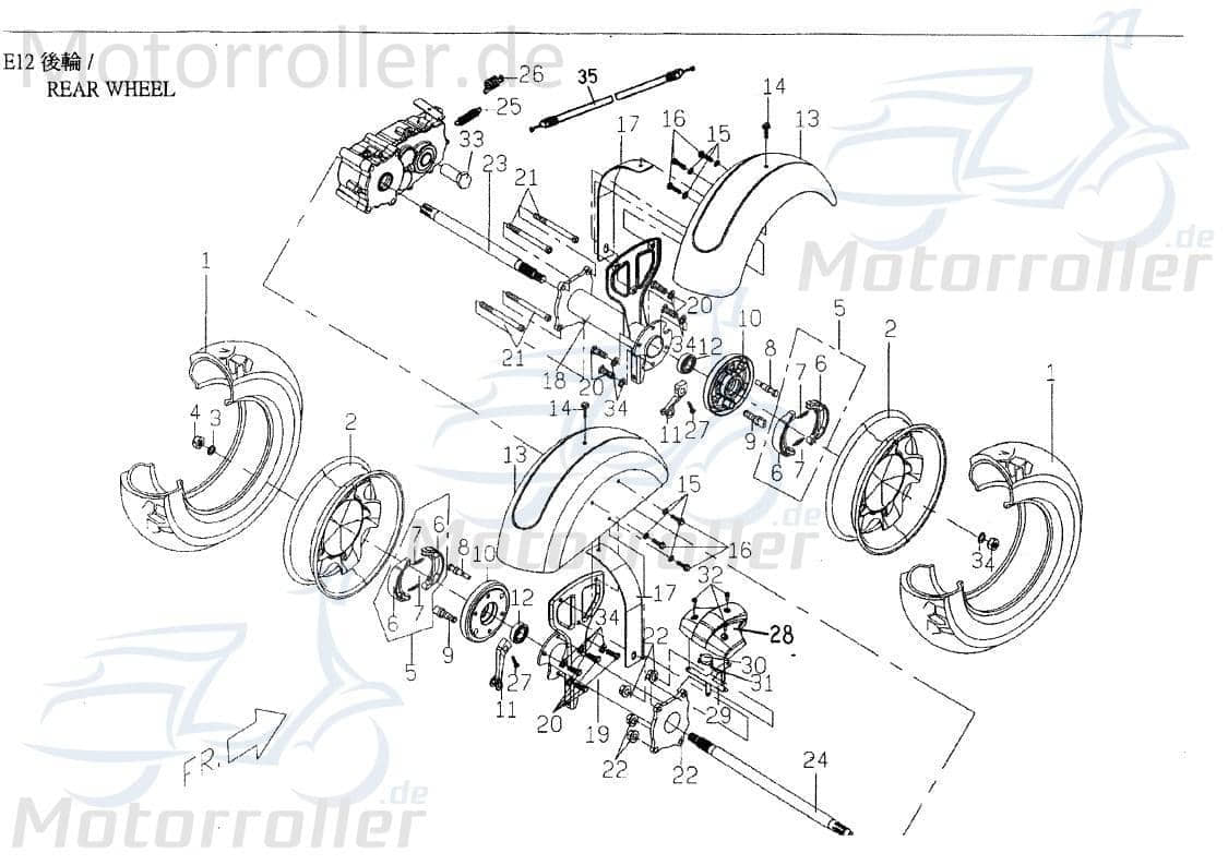 PGO Kugellager Rillenkugellager 6004ZZ TR3 50 Mofa Wälzlager 96530600400 Motorroller.de Nadellager Rollenlager Kugel-Lager Wellenlager Radiallager