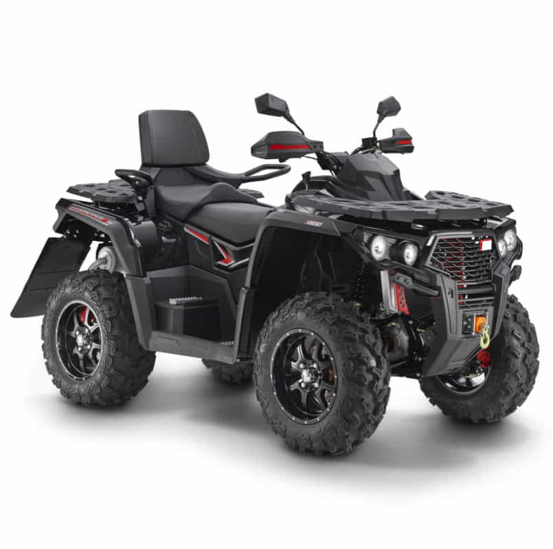 Quad Fighter PC 650+ EPS schwarz LOF Euro 5 ATV Straßenzulassung V-Twin V2 Motor