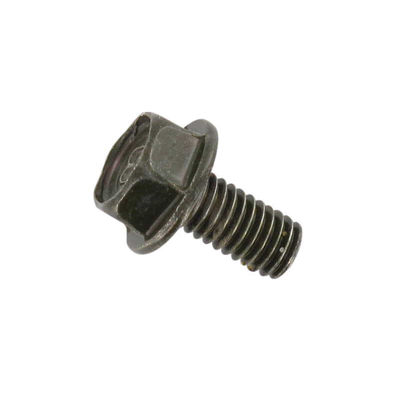Schraube mit Bund grün verzinkt M6x12 96000-06012-10G