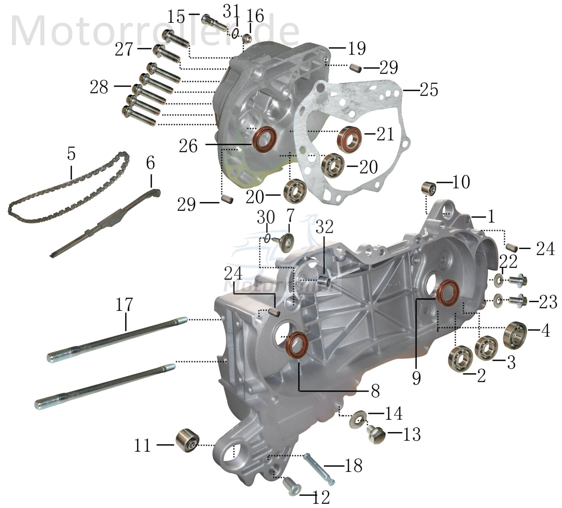 SMC REX Quad 50 Kugellager ATV 50ccm 2Takt 93320-204212U Motorroller.de 20x42x12mm Wälzlager Rillenkugellager Nadellager Rollenlager Kugel-Lager UTV