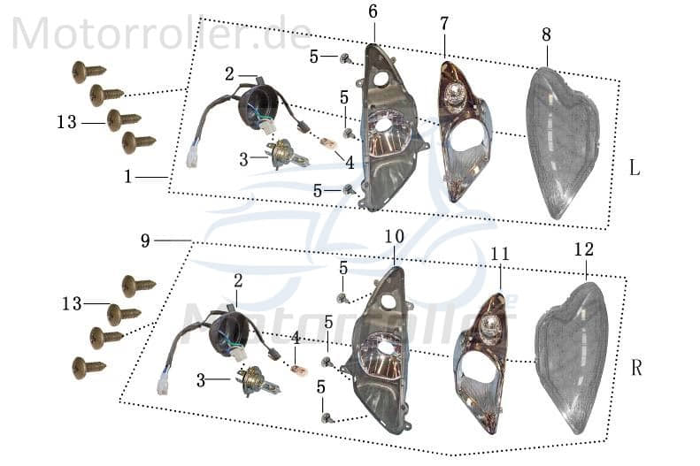 Birne Scheinwerfer Halogen 12V 35/35W Aeon Buggy GB-19458 Motorroller.de Halogenbirne HalogenLeuchte Hauptscheinwerfer Frontscheinwerfer Fahrlicht